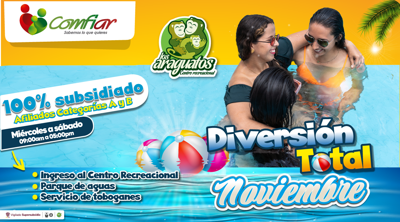 Noviembre y diciembre de diversión total en Los Araguatos