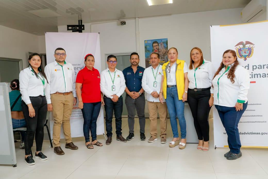 Comfiar habilitó un punto de atención de la Agencia de Empleo de la Caja en las Oficinas de la Unidad de Victimas