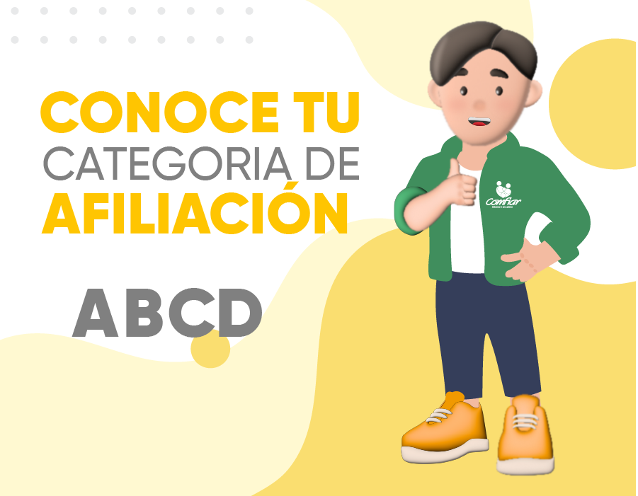 Conoce tu categoría de afiliación