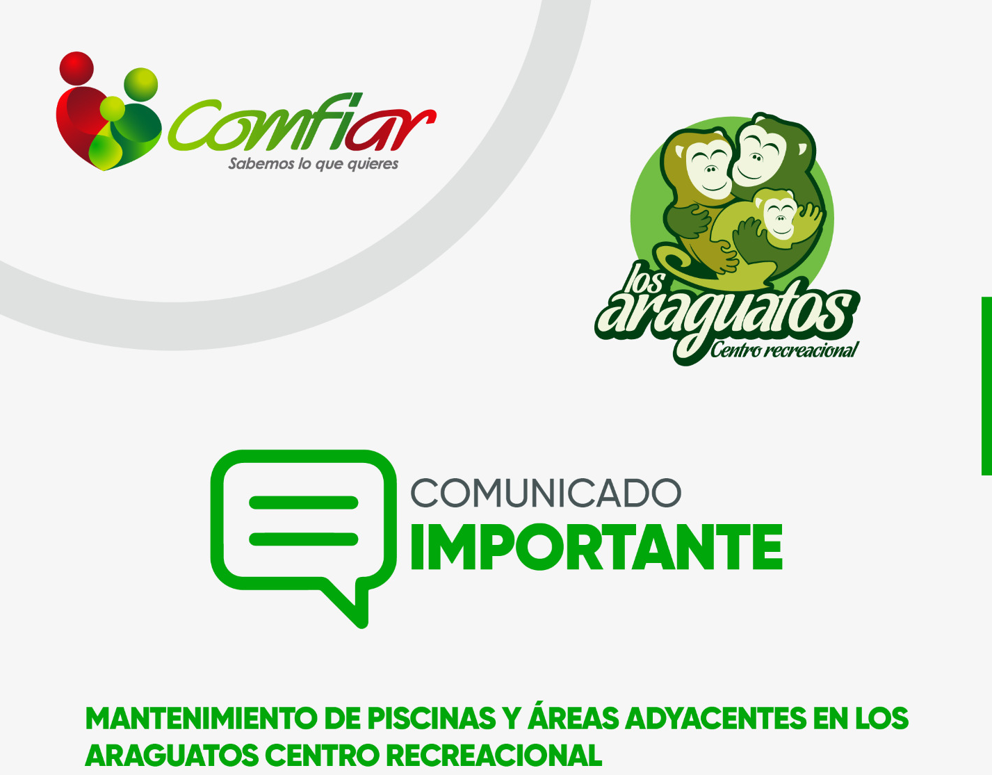 Mantenimiento de Piscinas y Areas Adyacentes en Los Araguatos Centro Recreacional