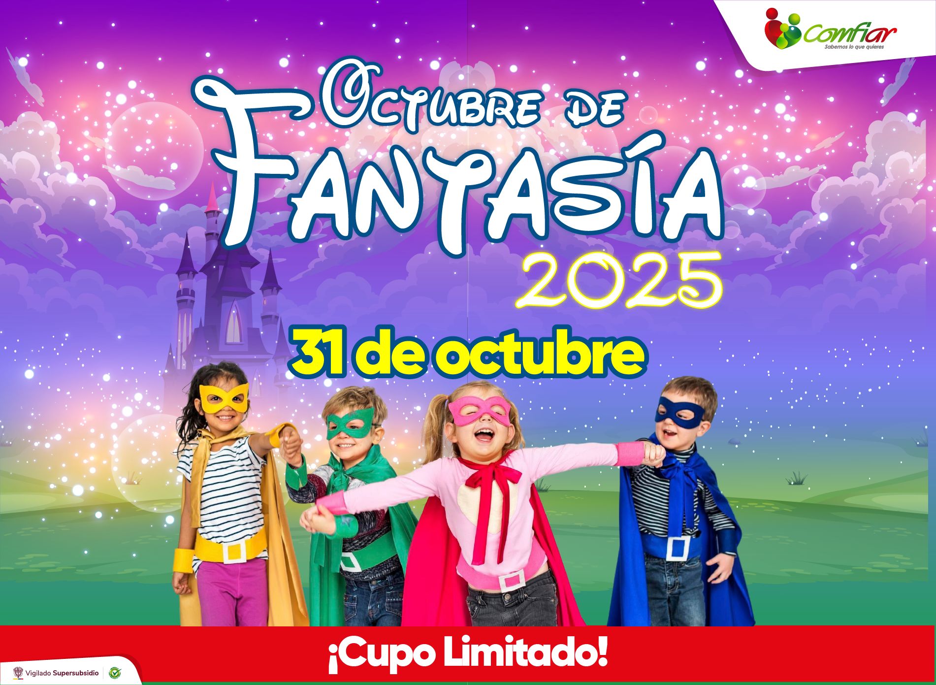 Llega Octubre de Fantasía con sorpresas para la niñez
