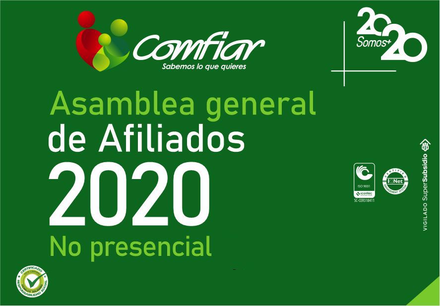 Asamblea General Ordinaria de Afiliados No Presencial 2020